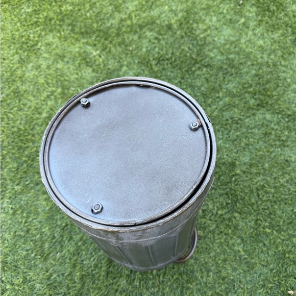 Rustic Galvanized Milk Can | Farmhouse Decor Vase - Picture 7 of 8